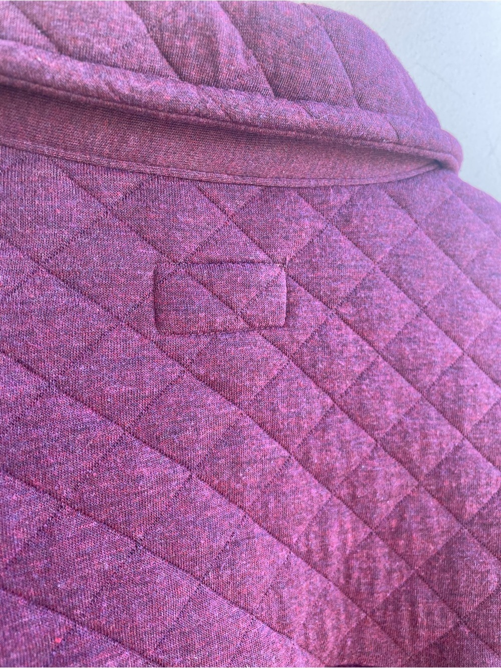 Marine Layer Corbet Quilted Shirt Jacket in Deep Plum Size Large - Picture 8 of 16